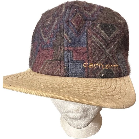Carhartt Other - RARE - Carhartt Vintage Aztec Blanket Hat Trucker Cap Southwest USA Snapback